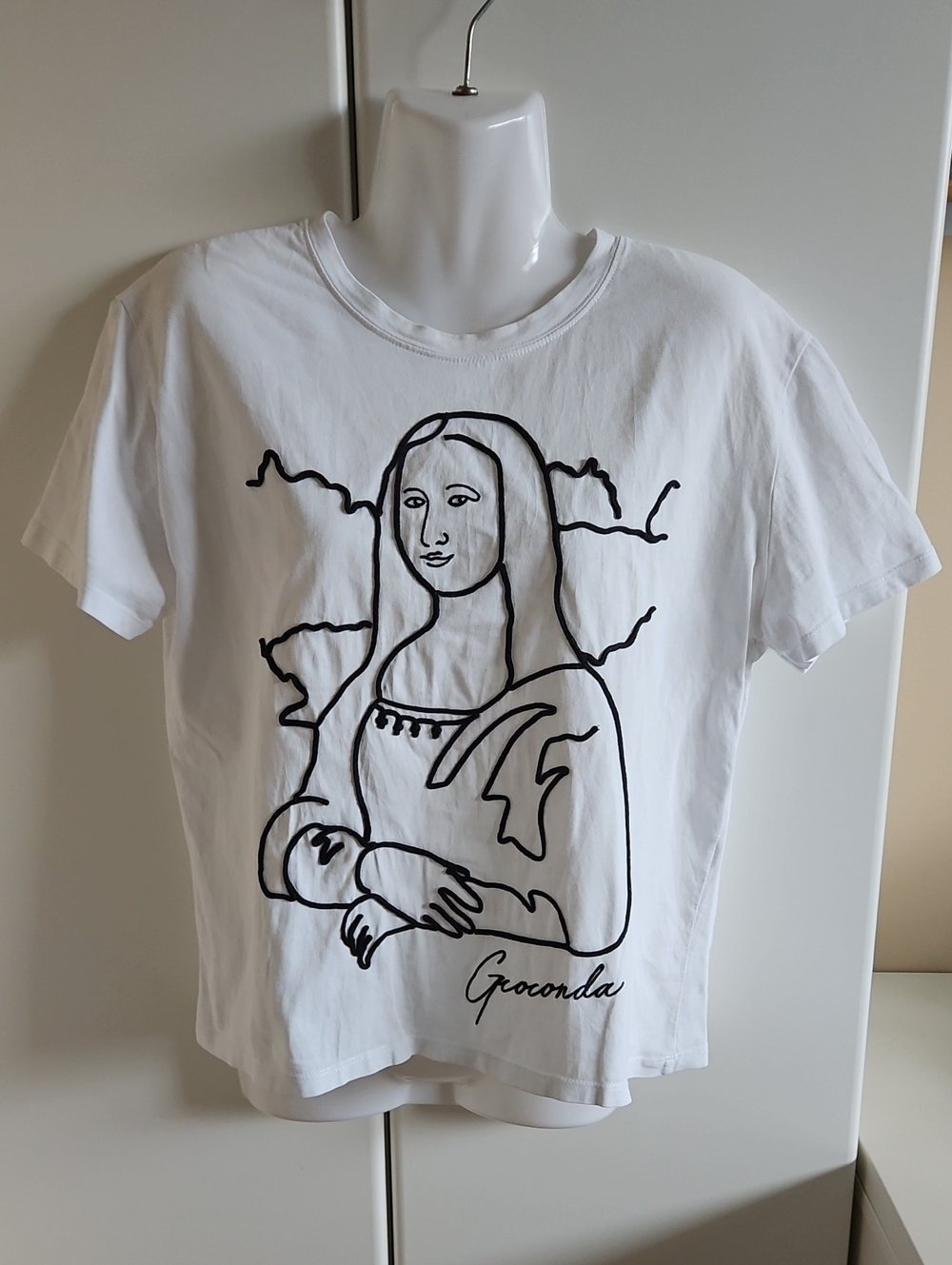 Zara Graphic Mona Lisa (La Gioconda)  Tee